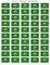 100 Washington Stickers; 1.5" x 1" Made in America Self Adhesive State Flag Scrapbook Stickers, Two Sheets of 50, 100 Sticker Decal Flags
